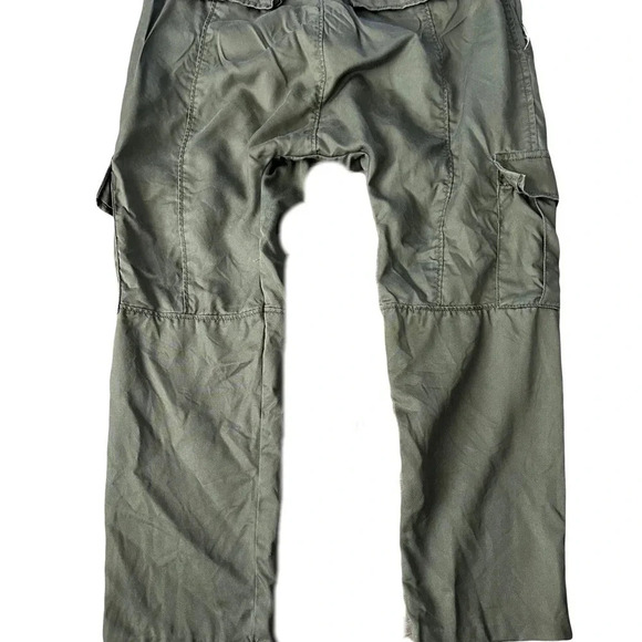 WilliamRast Cross Buckle Tencel Cropped Pants, Small - Picture 4 of 6